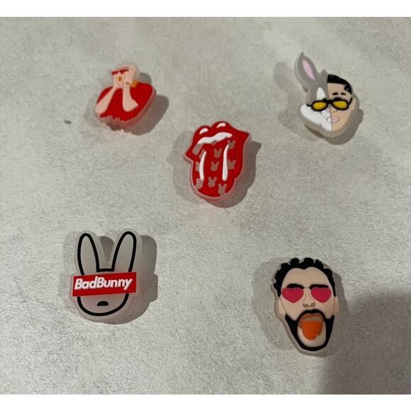 Bad Bunny Croc Charms - Picture 1 of 6